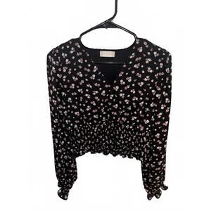 Altar’d State Floral Print Cropped Top